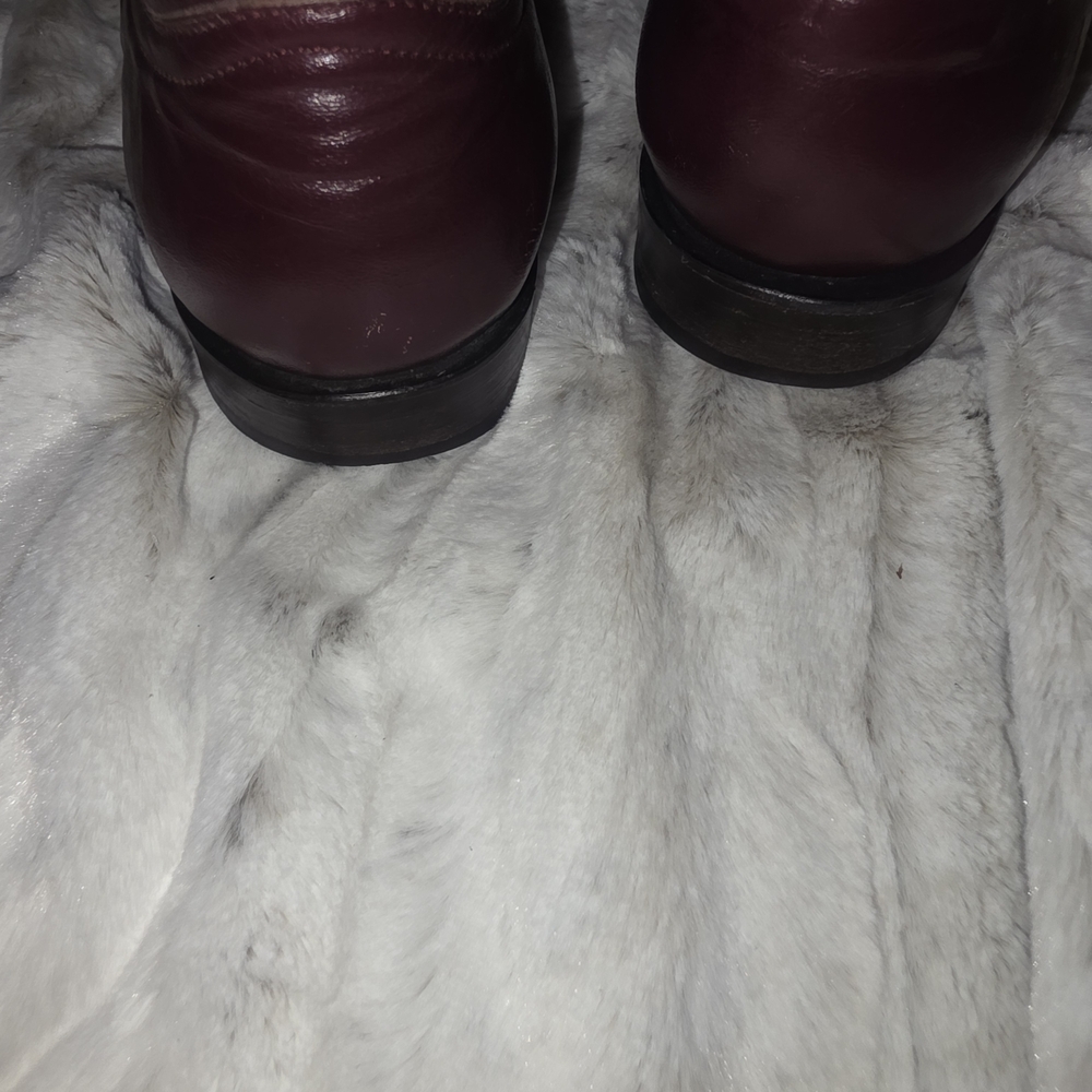 MEXICANA Rich Burgundy Cowboy Boots - Picture 7 of 8